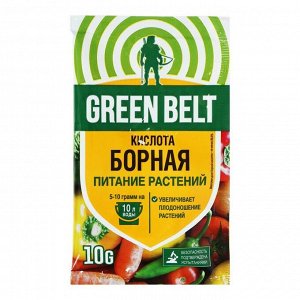 Удобрение Борная кислота «Грин Бэлт» микроудобрение, 10 г
