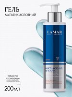 Мультикислотный гель-эксфолиант для глубокого очищения лица MULTI-ACID GEL 10 % Lamar Professional