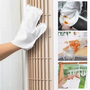 Перчатки для уборки универсальные, для сухой и влажной уборки (10 шт)