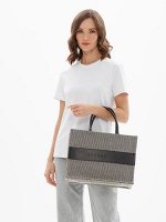 Сумка EL*** ZZ-GB230802A beige/black #Бежевый/Черный