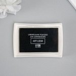Штемпельная подушка &quot;Черная&quot; 7,7х5,2х1,8 см