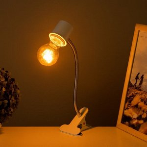 Настольная лампа "Арни" Е27 15Вт белый 22х10х35 см