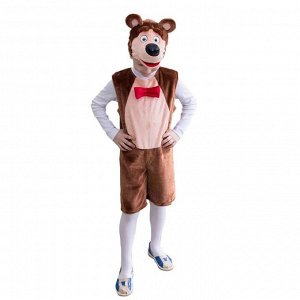 Карнавальный костюм "Медведь Потап", плюш, рост 122 см
