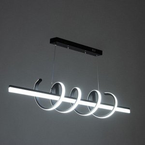 Светильник "Вихрь" LED 38Вт 6000К чёрный 100х18-110 см