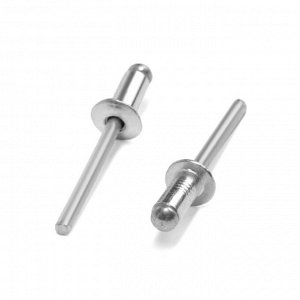 Заклёпки ТУНДРА krep, вытяжные, алюминий-сталь, 4,8х10 мм, неокрашенные, 50 шт