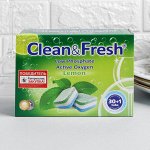Таблетки для посудомоечных машин Clean &amp; Fresh All in 1, 30 шт.