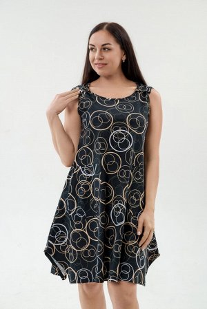 Платье женское из кулирки Кэтрин кольца макси