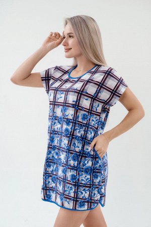 Туника женская Социал синий