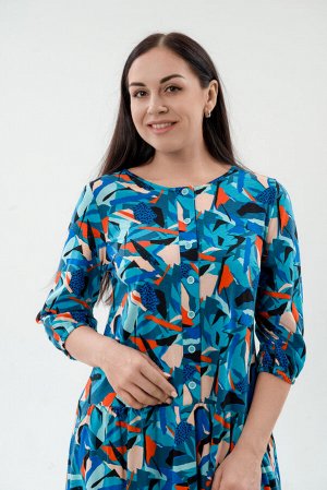 Платье женское из кулирки Софи осколки