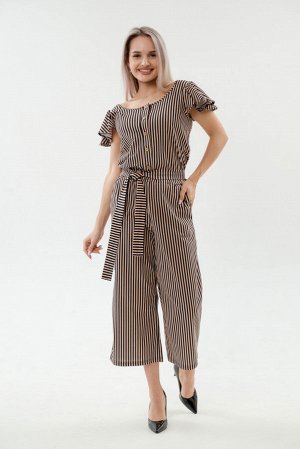 Комбинезон женский из кулирки Верена полоса