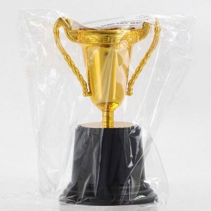 Кубок 063С, наградная фигура, золото, подставка пластик, 13.2 см