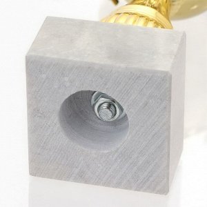 Кубок 124D, наградная фигура, золото, подставка камень, 22 см