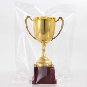 Кубок под нанесение, наградная фигура, золото, подставка пластик, 19.5 см