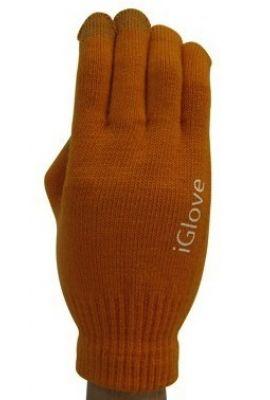 Перчатки iGlove коричнево-оранжевые