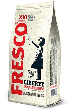 Кофе в зернах FRESCO LIBERTY 180 г, пакет