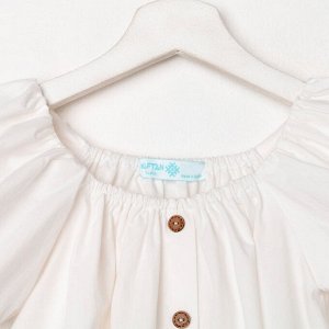 Платье детское KAFTAN Cute 38 (146-152 см), белое