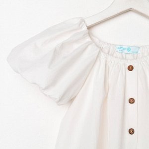 Платье детское KAFTAN Cute 38 (146-152 см), белое