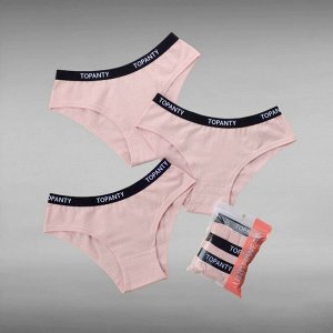 Набор трусов TOPANTY 10053-2, FIT, Short, 3 шт/уп, Color Mix