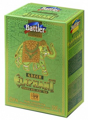 Чай Battler Зеленый слон 200 гр. зеленый