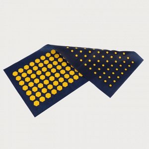 Ипликатор - коврик, основа спанбонд, 140 модулей, 28 × 64 см, цвет тёмно-синий
