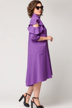 Платье  EVA GRANT 7299 фиолетовый