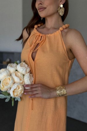 Платье  Dilana VIP 2032 оранжевый