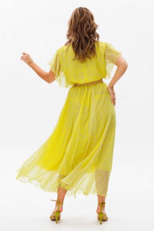Платье  Anastasia 1085 лимонный