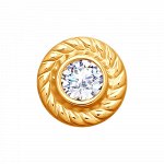 Подвеска из серебра с фианитом 93030352