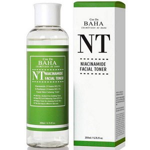 Тоник для проблемной кожи с ниацинамидом Cos De Baha NT Niacinamide Facial Toner, 200мл