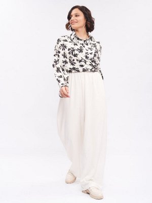 Брюки из вискозы BB70148WHT04