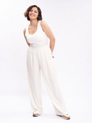 Брюки из штапеля ZBB02004WHT04