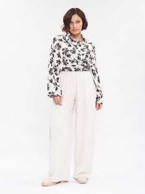 Брюки из вискозы BB70148WHT04