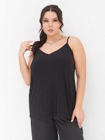 Топ из холодного трикотажа ZMT10107BLK01