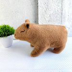 Мягкая игрушка КАПИБАРА 25x16 см