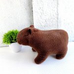 Мягкая игрушка КАПИБАРА 25x16 см