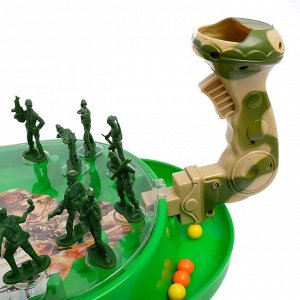 Настольная игра «Военное сражение», для 2 игроков, стреляет шариками