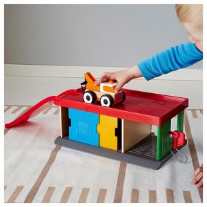 Деревянная игрушка «Гараж с эвакуатором» ЛИЛЛАБУ
