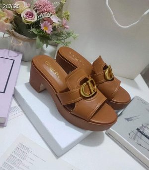 Сабо женские кожаные
