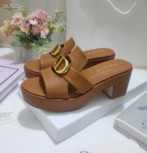 Сабо женские кожаные