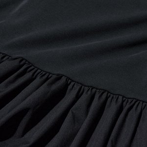 Платье на бретельках с чашками(длина 113,5-123 см), черный
