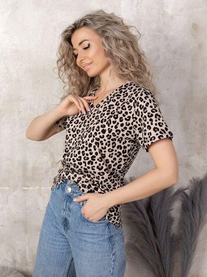 Футболка женская, модель 137, трикотаж (Лео)