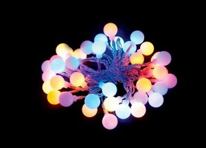Светодиодная LED гирлянда Матовые шарики