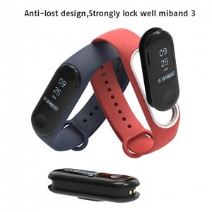 Двухцветный ремешок для mi band 3/4