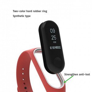 Двухцветный ремешок для mi band 3/4