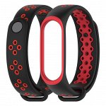 Двухцветный спортивный ремешок для mi band 3