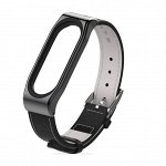Кожаный ремешок для mi band 3 (classic)