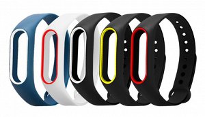 Двухцветный ремешок для mi band 2