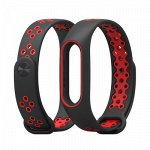 Двухцветный спортивный ремешок для mi band 2