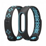Двухцветный спортивный ремешок для mi band 2
