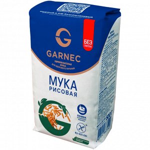 Garnec Мука рисовая, без глютена Гарнец, 500 г